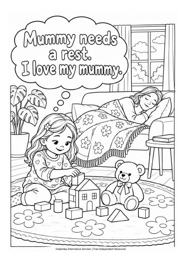 First page of Mummy needs a rest